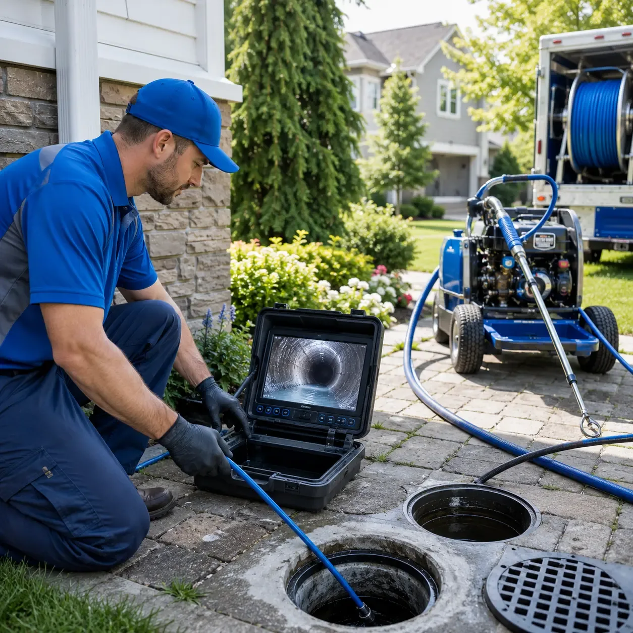 Outdoor drain cleaning professionals serving Hartsville, IN